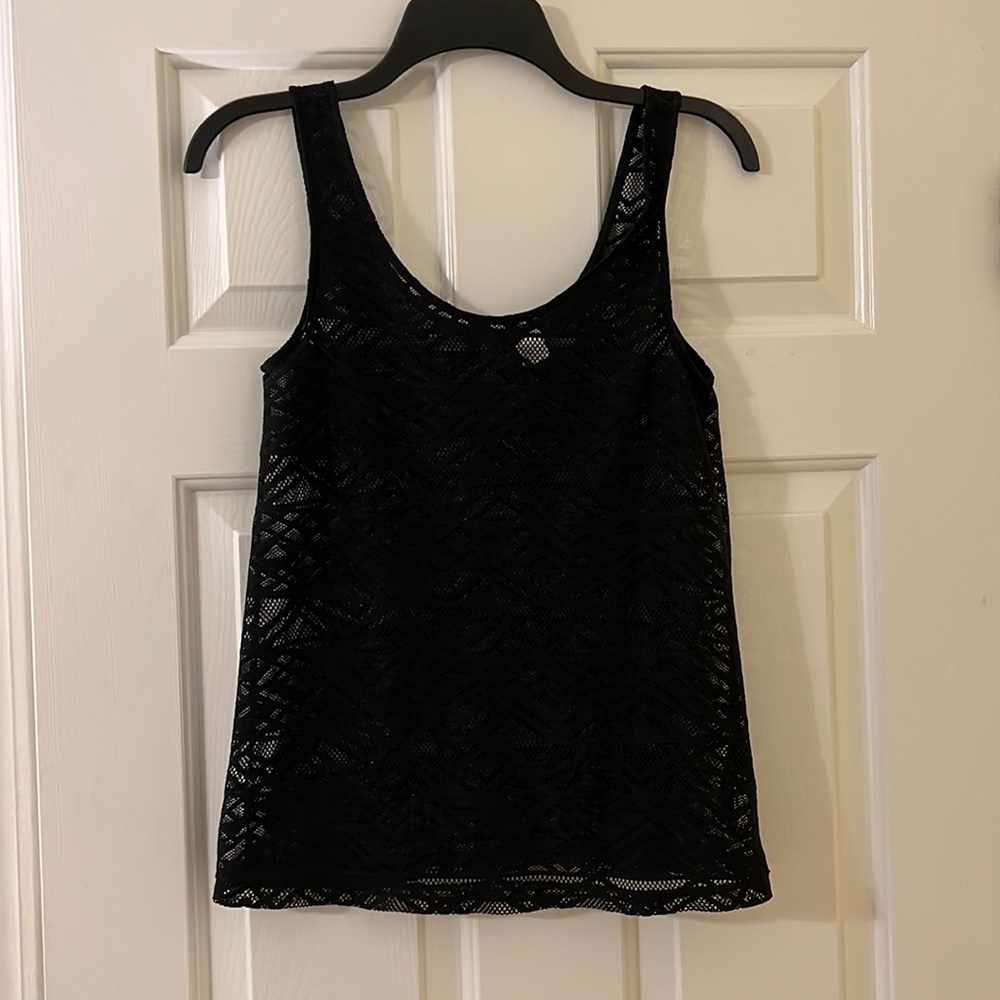 H&M Divided Black Tank, size small